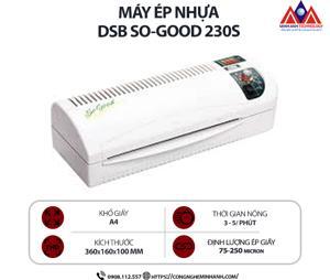 Máy ép plastic DSB So-Good 230 Super - giấy A4