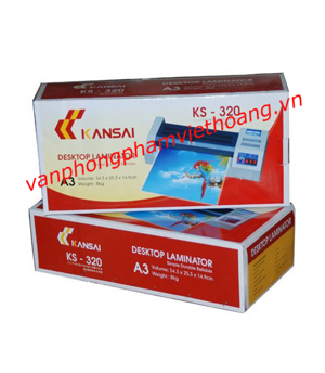 Máy ép Plastic khổ A3 Kansai 320