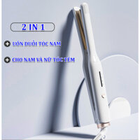 Máy ép tóc mái mini 2in1, máy duỗi tóc tạo kiểu, 13mm, cả nam và nữ, chất lượng cao Máy uốn tóc nam