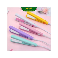 Máy Ép Tóc,QQ88 Kẹp Tóc Hình Thù - Máy Uốn Tóc Duỗi Tóc Mini Sử Dụng Lon Âm