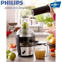 Máy ép trái cây cao cấp Philips HR1863 (Đen) - Hàng nhập khẩu