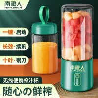 Máy Ép Trái Cây Gia Dụng Máy Ép Trái Cây Và Rau Quả Nhỏ Cầm Tay Cốc Nước Ép Thủy Tinh Mini Quay Tay