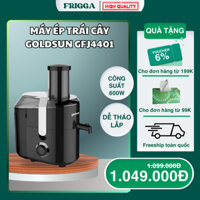 Máy ép trái cây Goldsun GFJ4401, lưới lọc inox 304, công suất 600W,  bảo hành chính hãng 12 tháng