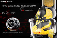 Máy Ép Trái Cây Kuvings C7000 Bạc - Hàng Chính Hãng