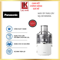 Máy ép trái cây Panasonic MJ-CB100WRA- Ép nhanh, nghiền kiệt- Hàng chính hãng