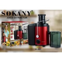 Máy Ép Trái Cây SOKANY SK 4001, Máy Ép Hoa Quả, Rau, Củ công suất mạnh 800W