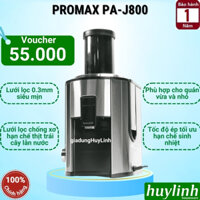 Máy ép trái cây tốc độ nhanh Promax PA-J800 - 800W [Hàng chính hãng] - Lưới ép mịn 0.3mm [J800]