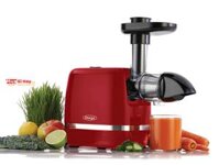 Máy ép trái cây trục ngang OMEGA H3000 RED ép chậm hoa quả rau củ chuyên xay rau má hành lá cần tây táo xoài ổi kiệt bã cho gia đình hàng quán cao cấp
