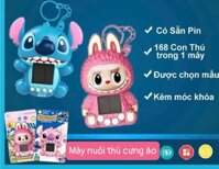 Máy game nuôi thú ảo mini labubu, stick kèm móc khóa dễ thương, rèn luyện tính kiên nhẫn và trách nhiệm