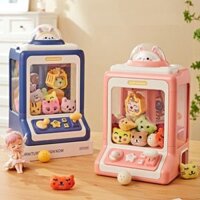 Máy Gắp Thú Bông Mini Có Nhạc Và Đèn Cho Bé. Tặng Kèm 10 Gấu Bông, 10 bóng Cho Bé