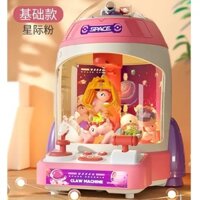 Máy gắp thú bông mini có nhạc có đèn không kèm pin cho bé