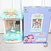 MÁY GẮP THÚ MINI KÈM THÚ BÔNG ĐỒ CHƠI CHO BÉ