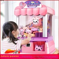 Máy Gắp Thú Mini Phi Hành Gia Kích Thước Lớn Có Nhạc Và Đèn Kèm Xu Đếm Thời Gian, Có Sẵn Nhiều Thú Bông Cho Trẻ Em