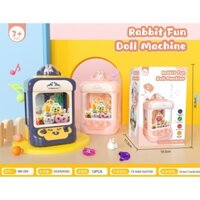 Máy gắp thu mini SIÊU RẺ kèm 10 thú bông. Có nhạc. Có đèn