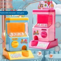 Máy gashapon Mini dành cho trẻ em / đồ chơi máy chơi kẹo hoạt động bằng tiền xu / máy bán hàng tự động / máy vuốt máy gashapon trẻ em