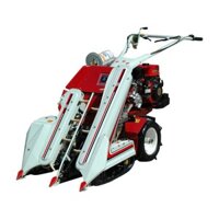 Máy gặt lúa tự bó mini Kama186