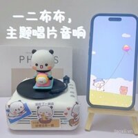 Máy ghi âm mini retro Bubu One Two với loa, quà sinh nhật cho bé trai, bạn gái hoặc bạn thân