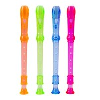 Máy ghi âm mini trong suốt 6 lỗ, giáo dục sớm cho trẻ em, sáo nhỏ trong suốt, nhạc cụ âm nhạc sáng tạo cho bé, đồ chơi thổi quà tặng