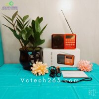 Máy ghi âm phát trực tiếp, nghe nhạc kinh phật từ thẻ nhớ USB, Đài FM, kèm thẻ nhớ 8G cáp sạc đầy đủ K516.