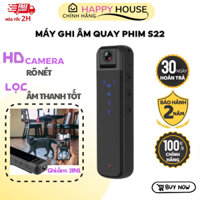 Máy ghi âm, quay phim, chụp hình 4in1 S22 PRO Wifi- Hd1080p- Pin 8 tiếng. Máy quay Video bỏ túi cá nhân chuyên nghiệp