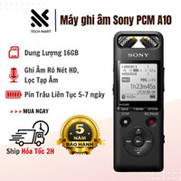 Máy ghi âm SONY PCM A10 16GB chuyên nghiệp HD giảm tiếng ồn, điều khiển từ xa âm thanh sắc nét loại bỏ tạp âm