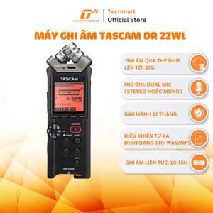 Máy ghi âm Tascam DR-22WL
