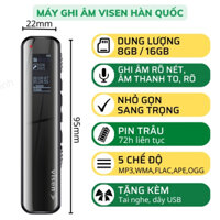 MÁY GHI ÂM VISEN 665 8G - BẢO HÀNH CHÍNH HÃNG 24 THÁNG
