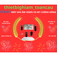 Máy ghi âm VISEN chính hãng VX-M1 dung lượng 16GB.ghi âm liên tục 24=>26h.BH lên đến 24th