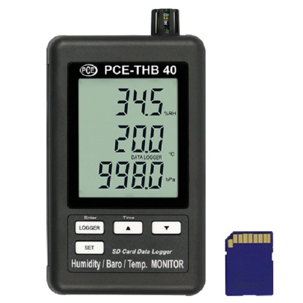 Máy ghi và đo nhiệt độ, độ ẩm PCE Group PCETHB40 (PCE-THB 40)
