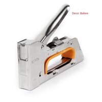 Máy ghim cầm tay, Súng bắn ghim cầm tay - KHÔNG cần điện, khí nén- Ghim vào gỗ, khung tranh, tường