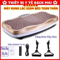 MÁY GIẢM CÂN RUNG LẮC TOÀN THÂN RELAX CAO CẤP - BH 12 Tháng - Kết Nối Blutooth, Điều Khiển Cầm Tay, 2 Dây Tập Tay
