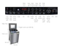 Máy giặt 15 kg Toshiba AW-DUG1600WV(SK) Inverter