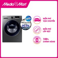 Máy giặt 9 Kg Samsung WW90K54E0UX/SV hơi nước Công nghệ giặt ECO Bubble Giặt ngâm Bubble Soak