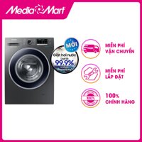 Máy giặt 9 Kg Samsung WW90J54E0BX/SV hơi nước Công nghệ giặt ECO Bubble Giặt ngâm Bubble Soak