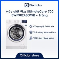 Máy giặt 9kg Electrolux UltimateCare 700 EWF9024BDWB - OKO Mix - Công nghệ Auto Sense