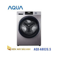 Máy giặt Aqua 8 kg A802G cửa ngang inverter [AQD-A802G.S]