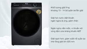 Máy giặt Aqua Inverter 9 kg AQD-D902G.BK