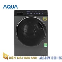 Máy giặt Aqua AQD-DDW1000J BK cửa trước Inverter 10 kg