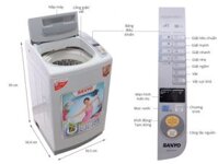 Máy giặt Aqua AQW-S70KT loại 7kg (lồng đứng)