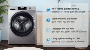 Máy giặt Aqua Inverter 9 kg AQD-A902G