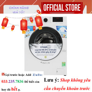 Máy giặt Beko lồng ngang Inverter 10 kg WCV10614XB0STW