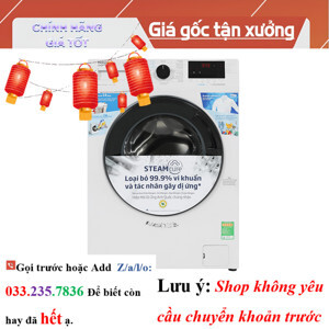 Máy giặt Beko lồng ngang Inverter 10 kg WCV10614XB0STW