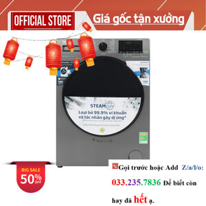 Máy giặt Beko Inverter 9 kg WCV9648XSTM