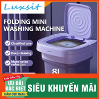 Máy giặt có thể gập lại 8L Máy giặt Mini Máy giặt di động cho tất Quần lót Quần lót Máy giặt - giá rẻ