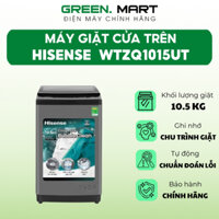 Máy Giặt Cửa Trên Hisense WTZQ1015UT 10.5kg | Máy giặt lồng đứng bộ lọc xơ vải kép chế độ hẹn giờ