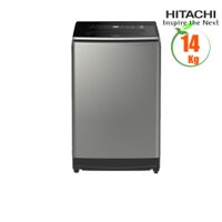 Máy giặt cửa trên Hitachi 14kg SF-140TCV. Công suất lớn 730 vòng/phút. Chế độ tự động làm sạch lồng giặt. Cảm biến Eco 3 bươc. Màu bạc.