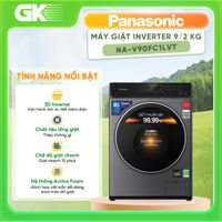 Máy Giặt Cửa Trước Panasonic 9 Kg NA-V90FC1LVT - Diệt khuẩn đến 99.99 - Tính năng sấy tiện ích - Hàng Chính Hãng Xám - Giao Toàn Quốc
