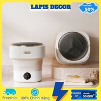 Máy giặt đồ sơ sinh đồ lót, sơ mi , quần áo phai màu mini 8.5L BEAR XYJ-B05E5 có lồng vắt tự xả nước kiểu gấp gọn