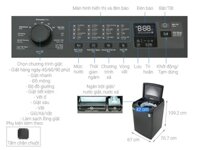 Máy giặt Electrolux Inverter 12 kg EWT1274M7SA – THÁI LAN