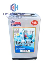 Máy giặt hitachi 9kg màu xám